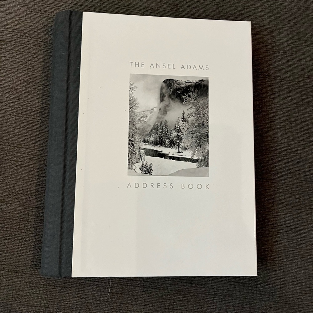Address Book - Black and White